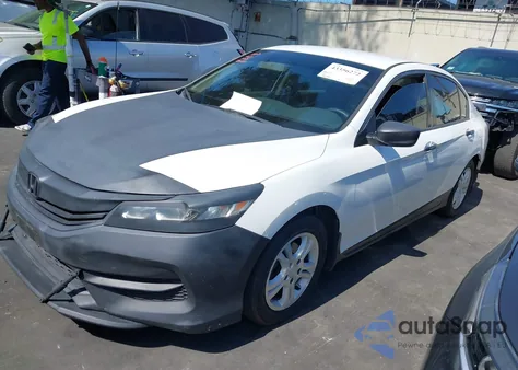 2016 Honda Accord Lx z USA, uszkodzony, nr VIN 1HGCR2F33GA067780